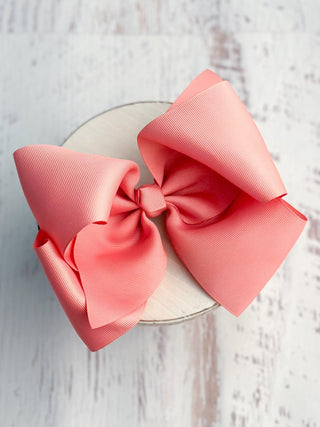 6.5" Texas Size Grosgrain Hair Bow | Alligator or French Clip