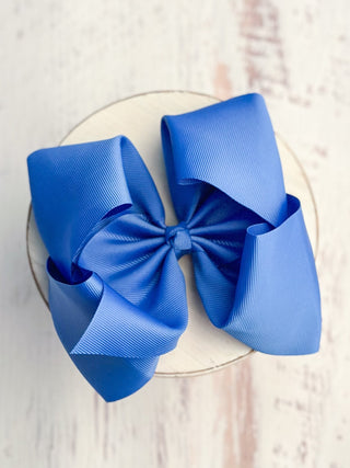 6.5" Texas Size Grosgrain Hair Bow | Alligator or French Clip