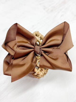 6.5" Texas Size Grosgrain Hair Bow | Alligator or French Clip