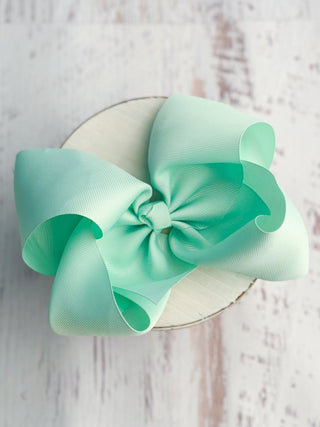 6.5" Texas Size Grosgrain Hair Bow | Alligator or French Clip