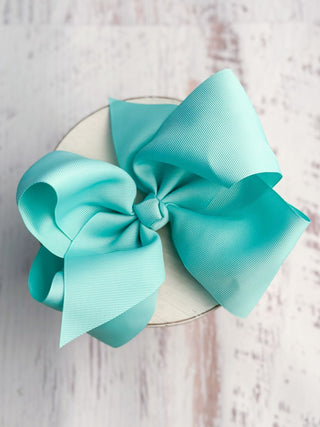 6.5" Texas Size Grosgrain Hair Bow | Alligator or French Clip