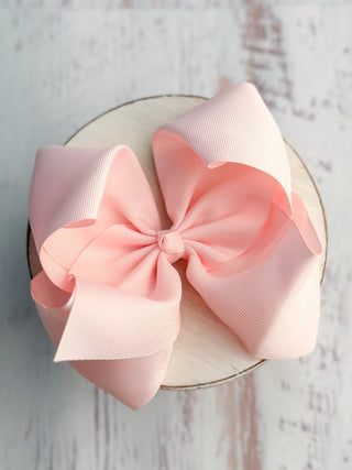 6.5" Texas Size Grosgrain Hair Bow | Alligator or French Clip