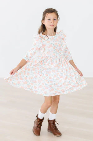 Pumpkins Ruffle Twirl Dress